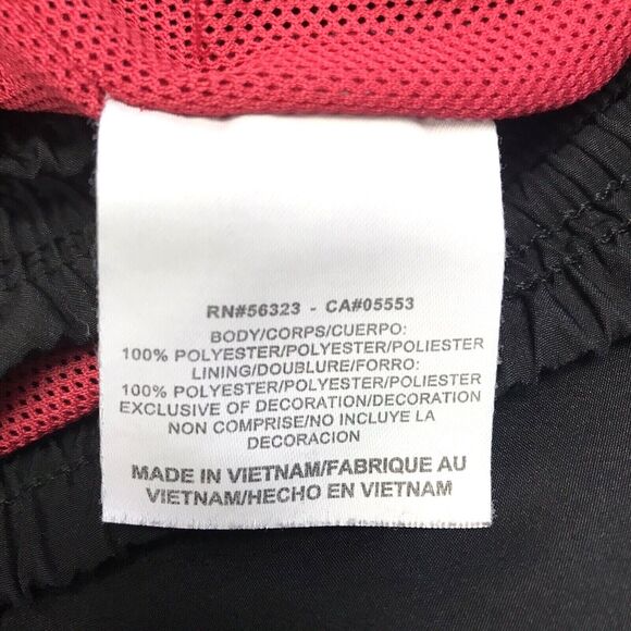 The Athletic Dept Pants Womens Small 4 6 Activewear Black Red Lined - Picture 8 of 9